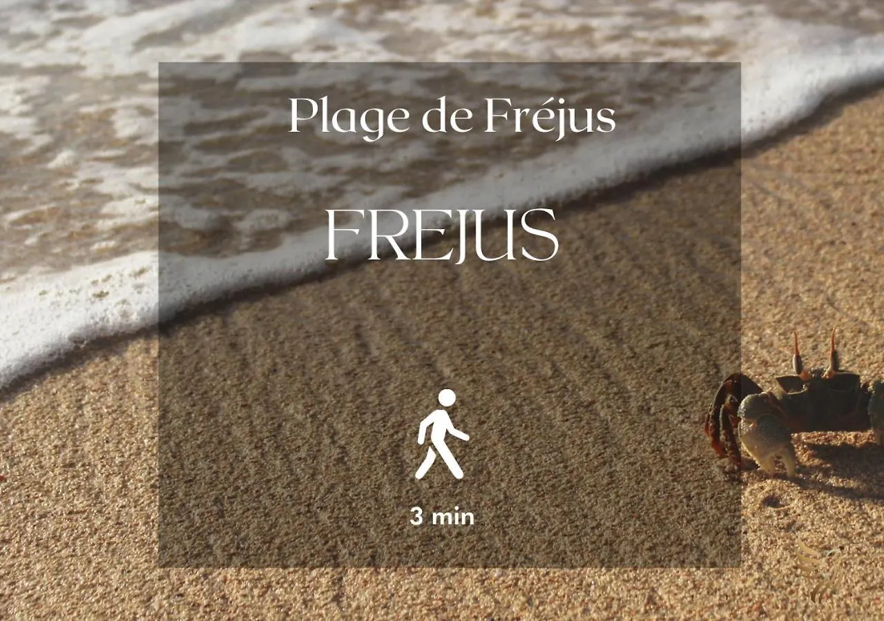 Apartment T2 Appart Echap'Belle Mousquetaire - Terrasse Clim Wifi - 100M De La Plage - Capitalchic Services Frejus