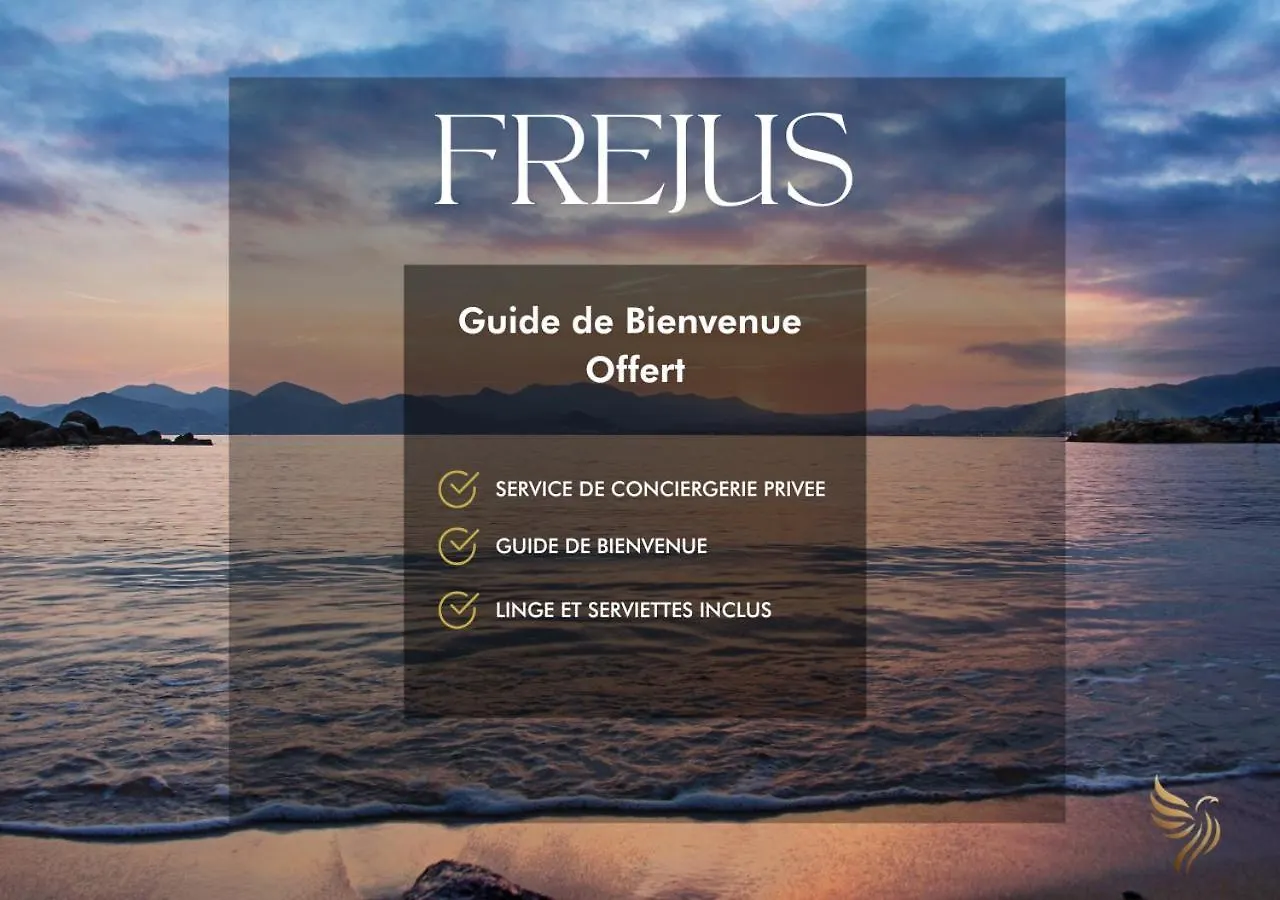 T2 Appart Echap'Belle Mousquetaire - Terrasse Clim Wifi - 100M De La Plage - Capitalchic Services Frejus